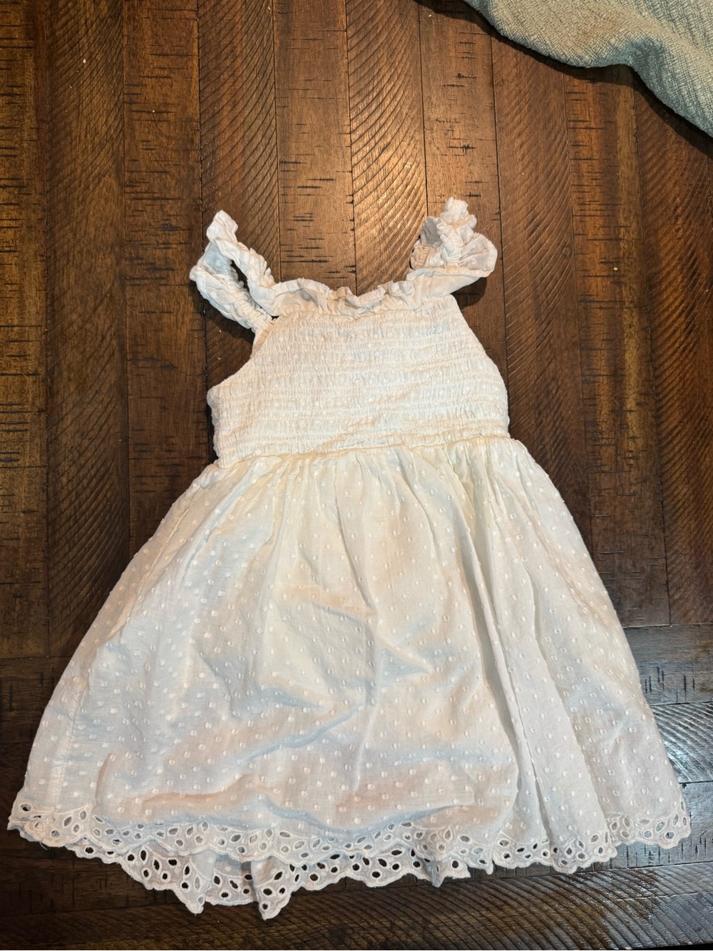 Cat & Jack White Eyelet Sundress for Girls